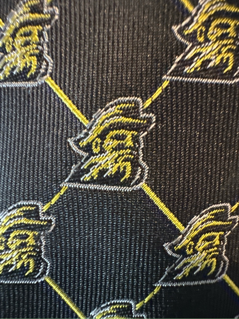 Eagles Wings Appalachian State University Mountaineers Yosef Old Logo Silk Tie